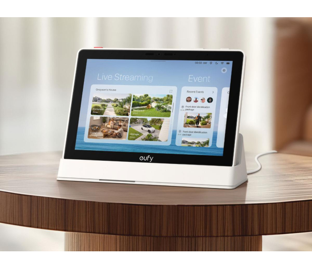 Eufy Inteligentny wyświetlacz E10 czarno-biały - 1505452 - zdjęcie 2